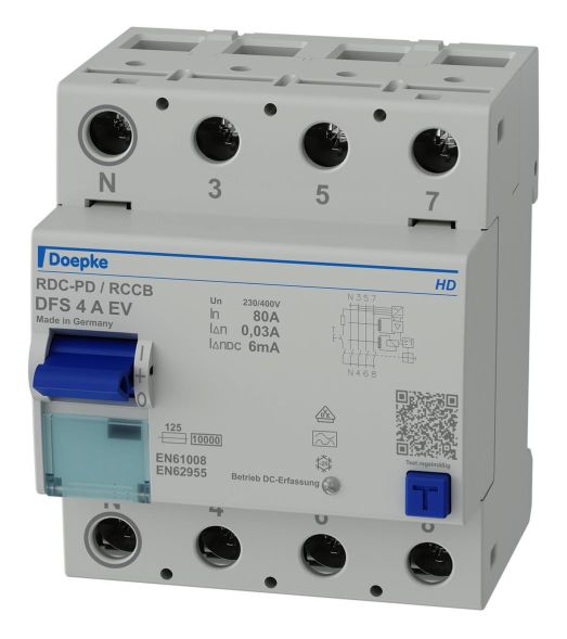 Doepke 09154818HD DFS4 080-4/0.03-A EV HD residual current circuit breaker
