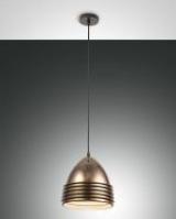 Fabas Luce 3609-40-179 antique brass D:220mm 1xE27 pendant light LB20