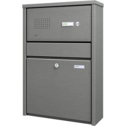 Ritto RGE1400120 Letterbox surface-mounted vertical Audio, Pur, stainless steel