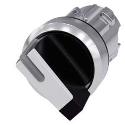 Siemens 3SU1052-2BC60-0AA0 toggle switch illuminated 22mm round black white
