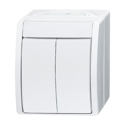 Busch-Jaeger 2601/5 W-54 rocker switch, series connection alpine white