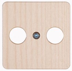 Kopp 358639000 antenna socket TV/RF HK02 maple cover