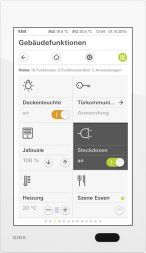 GIRA 206712 KNX touch panel G1 | 230V | glass white