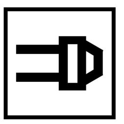 Eaton 811TQ25 button plate, symbol spindle START, 053898