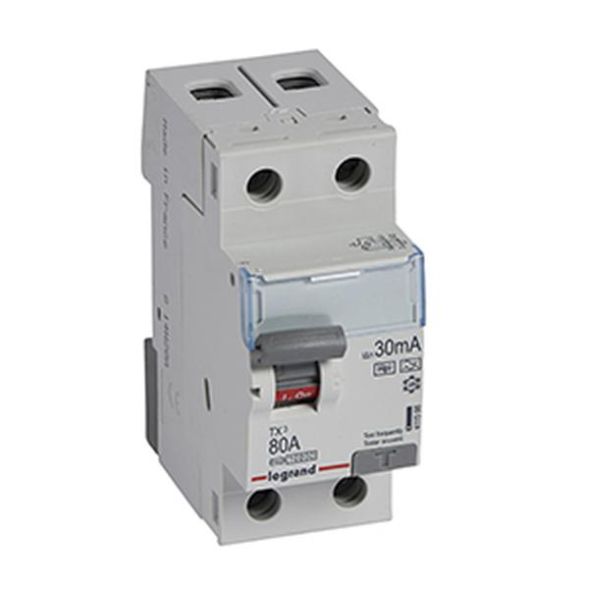 Legrand 411598 FI/LS switch TX3 80A 2P 30MA AG