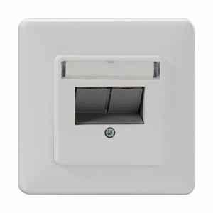 Rutenbeck 139112071 UM-Cat.6A iso 10G-MD 2 Up rw junction box