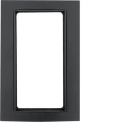 Berker 13093005 frame with large cutout aluminum, black/anthracite Berker B.3