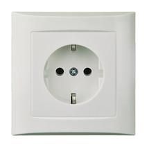 ELSO 265024 socket 16A solid plate JOY pure white