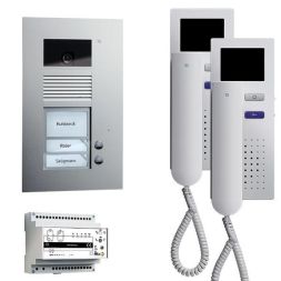 TCS PVU1620-0010 eco:set color 2 buttons AVU UP video intercom set