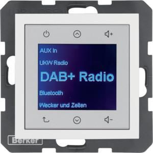 Berker 30848989 UP DAB+ BT S.1/Bx pws glossy Radio Touch