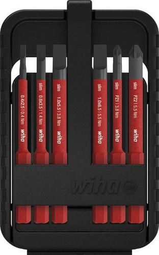 Wiha 43157 SB2831B900 slotted, Pozidriv6-pcs. inslimBit-Box