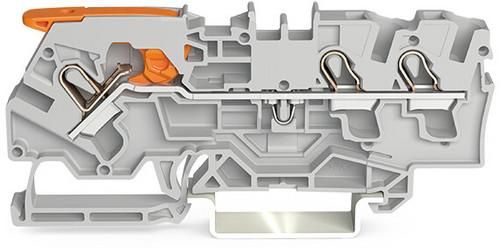 Wago 2104-1301 lever push-in CAGE CLAMP® 2.5qmm grey 3-conductor feed-through terminal