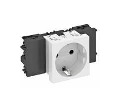 OBO Bettermann STD-D0C RW1 0° 1-way socket SCHUKO, 6120340