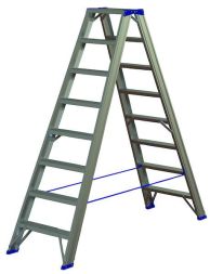 PROTEC.class 05105615 PASSL28 2x8 L:1.88m aluminum stepladder