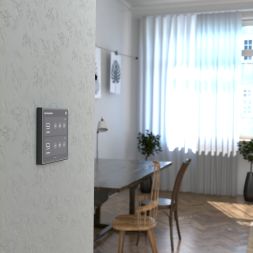 SCHNEIDER MTN6215-0410 SpaceLogic KNX Mini Touch | 4 inch | black