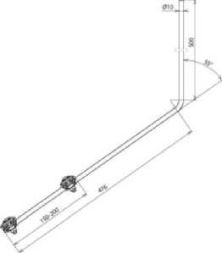 Dehn &amp;amp; Söhne 101110 Catch tip D 10mm L 1000mm