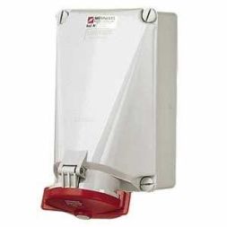 Mennekes 139 wall socket 125A 4-pole 6h 400V IP67