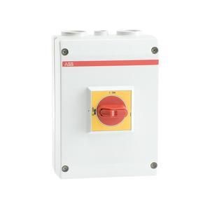 ABB Stotz-Kontakt OTP25A3M, safety switch 3-pole 15 kW 400V with red-yellow handle, 1SCA022399R6670