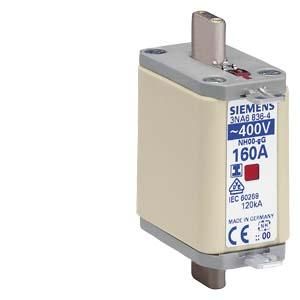 Siemens 3NA6836-4 NH fuse link with insulated handle size 00 160A