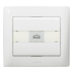 Legrand 777054 Cover Hotelcard switch Galea Ultrawhite white, (white)