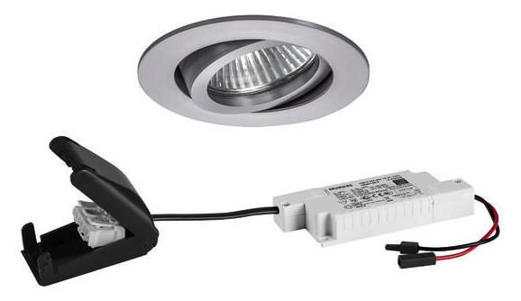 Brumberg 39483253 230V AC 6W d2w alu matt LED recessed ceiling spotlight