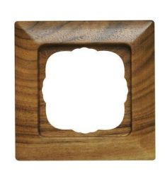 Kopp 306535068 MILANO 1-way walnut cover frame
