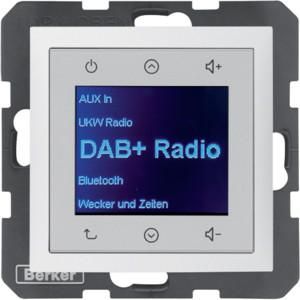 Berker 30849909 UP DAB+ BT S.1/Bx pws matt Radio Touch