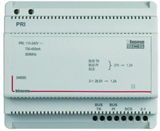 Bticino 346050 Power supply for door/video 2-wire 6TE