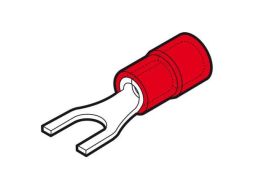 Cembre 2050670 RF-U3,5 fork shape PVC insulated flat pin claw cable lug