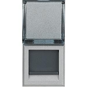 Bticino HC4279C6S RJ45 junction box RJ45 CAT6 STP AXOLUTE , (aluminium)