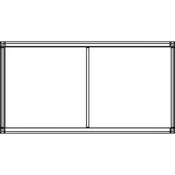 Ritto 1550370 Housing 2-way, free-standing, white