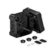 OBO Bettermann X04 SW 114x114x78mm graphite black cable junction box, 2005118