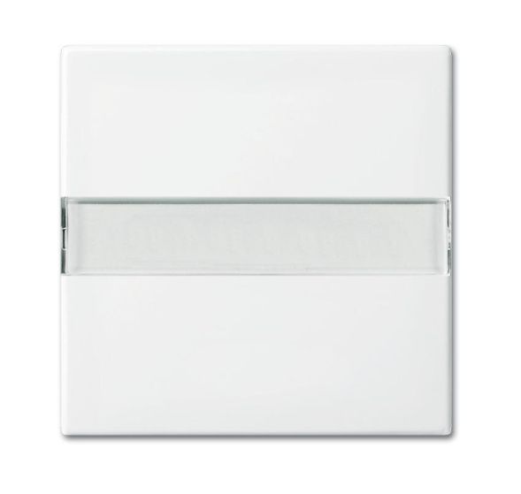 Busch-Jaeger 2506 N-914 rocker switch, with label field alpine white