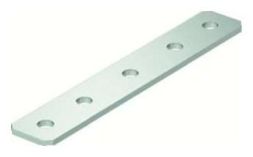 OBO Bettermann GMS 5 VP V2A with 5 holes 250x40x4 connecting plate, 1124691