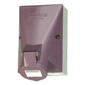 Mennekes 584 wall socket 16A 3-pole 0h IP44