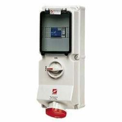 Mennekes 7224 wall socket DUO 16A 4-pole 6h 400V IP44