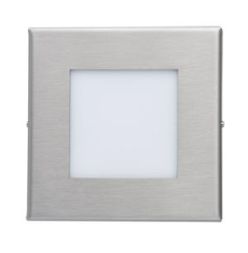 Brumberg 10140209 LED wall recessed light, 230V stainless steel, 1.2W, LF:ora.
