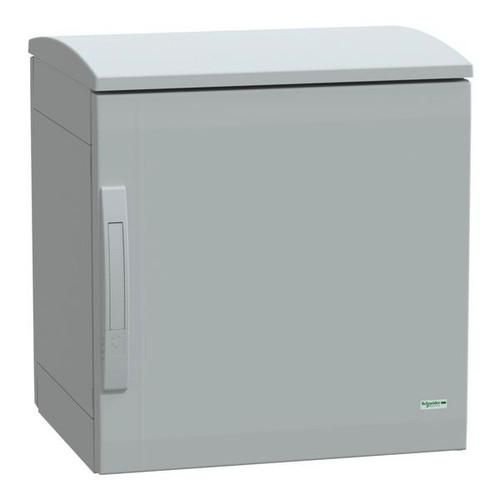Schneider Electric NSYPLAT554G 7035 POLY-WS 500X500X420 1 DOOR standing cabinet