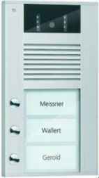 TCS AVD14033-0010 color 130 degrees AP 3 buttons 1 row silver video outdoor station