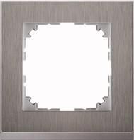 MERTEN MEG4010-3646 Frame 1-way stainless steel/aluminium