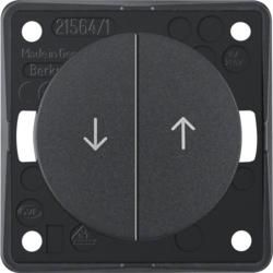 Berker 936532505 Blind rocker switch with imprint symbol arrow anthracite, matt Integro Flow/Pur