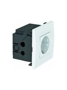 OBO Bettermann SDE-RW D0RW1 module 45 1-way pure white socket unit, 6119401