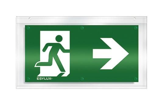 EsyLux EN10079009 one-sided arrow right 32m EKW for SLX pictogram disc