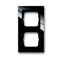 Busch-Jaeger 1722-295 cover frame, 2-way frame chateau-black