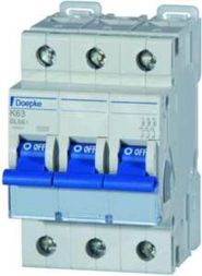 Doepke 09916653 DLS6I K16A 3-pole 10KA circuit breaker