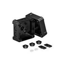 OBO Bettermann X02 SW 95x95x72mm graphite black cable junction box, 2005114