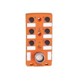 ifm electronic EBC006 6-way M23 12-pin DC halogen-free silicone central distributor