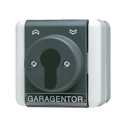 Jung 834.18W key switch, blind reversing switch, 1-pole (1 drive), AX 250 V ~, IP 44, WG 800