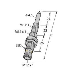 Turck 1600608 NIMFE-M12/4,6L88-UP6X-H1141 Sensor