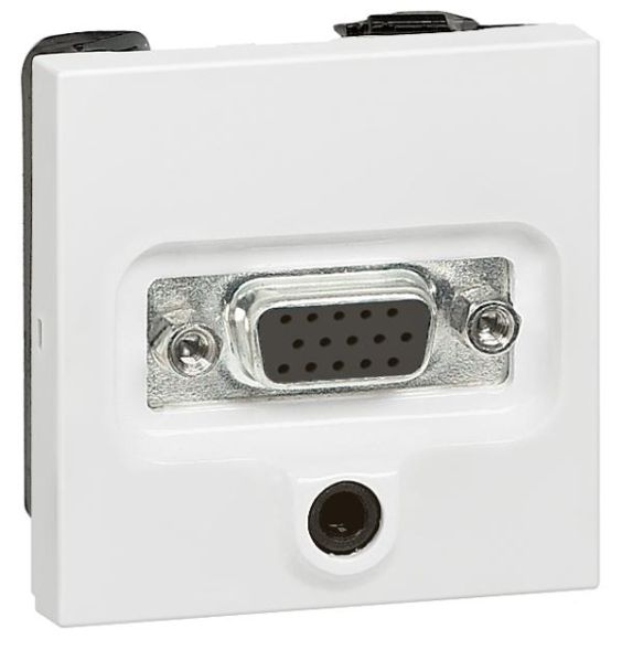 Legrand 078774 connection unit MOSAIC HD 15+Jack 3, 5mm 2mod SK, (white)